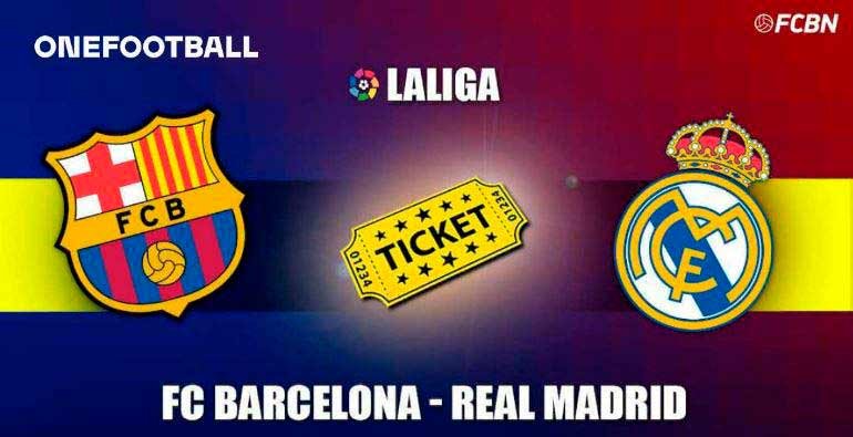 Entradas real madrid vs barcelona