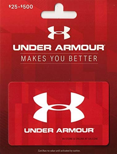 Top 10 mejores tarjetas de regalo Tarjeta de regalo under armour