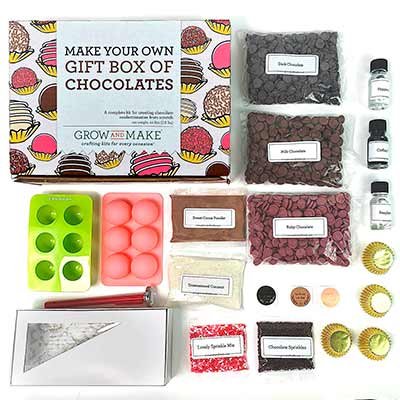 Kit de fabricación de cajas de regalo de chocolate
