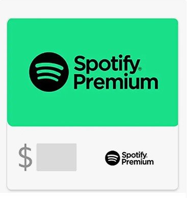 tarjeta de regalo spotify para regalar música