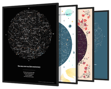 Mapa estelar regalo